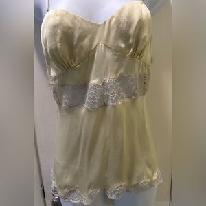 Stella McCartney Cream Camisole with Lace Trim